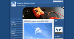 Desktop Screenshot of dolang-geophysical.com